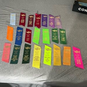 Various Goldfish Swim School Ribbons!